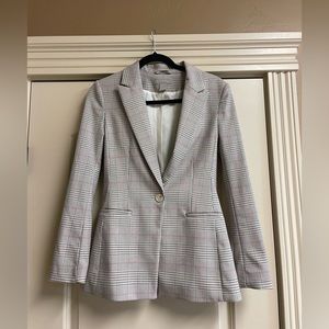 H&M Black and White Stripped Blazer
